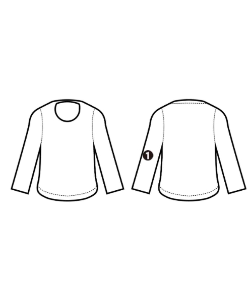 Yohji Yamamoto +NOIR（ヨウジヤマモトプリュスノアール）Tシャツ・カットソー 白 サイズ:2(S位) レディース/2200714530079