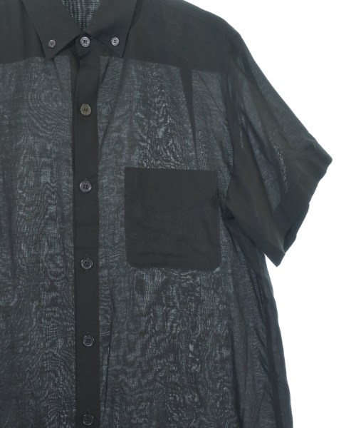 Yohji Yamamoto +NOIR（ヨウジヤマモトプリュスノアール）シャツワンピース 黒 サイズ:1(XS位) レディース/2200718017033