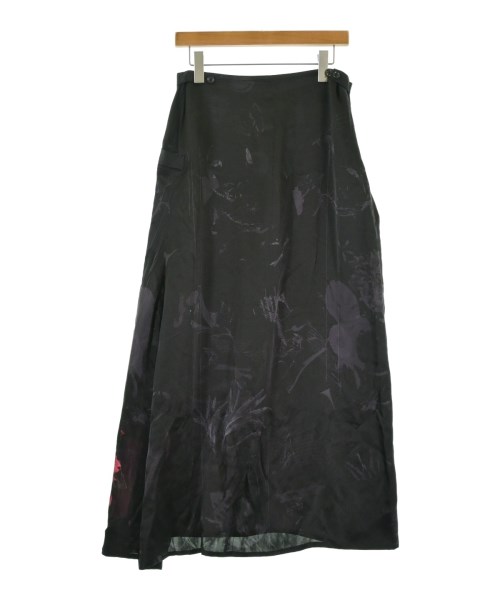 Yohji Yamamoto +NOIR（ヨウジヤマモトプリュスノアール）ロング・マキシ丈スカート 黒 サイズ:3(M位) レディース/2200718547066
