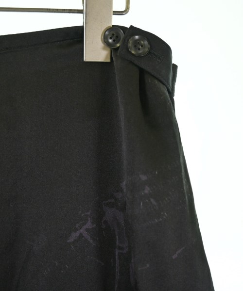 Yohji Yamamoto +NOIR（ヨウジヤマモトプリュスノアール）ロング・マキシ丈スカート 黒 サイズ:3(M位) レディース/2200718547066