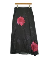 Yohji Yamamoto +NOIR（ヨウジヤマモトプリュスノアール）ロング・マキシ丈スカート 黒 サイズ:3(M位) レディース/2200718547066