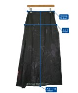 Yohji Yamamoto +NOIR（ヨウジヤマモトプリュスノアール）ロング・マキシ丈スカート 黒 サイズ:3(M位) レディース/2200718547066