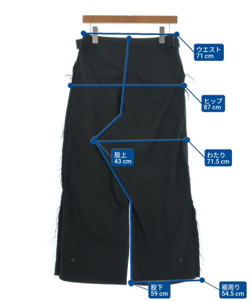 Yohji Yamamoto +NOIR（ヨウジヤマモトプリュスノアール）その他 黒 サイズ:1(XS位) レディース/2200642169037