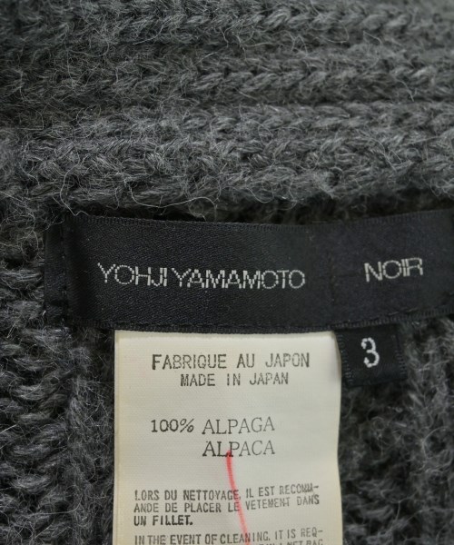 Yohji Yamamoto +NOIR（ヨウジヤマモトプリュスノアール）カーディガン グレー サイズ:3(M位) レディース/2200650559066
