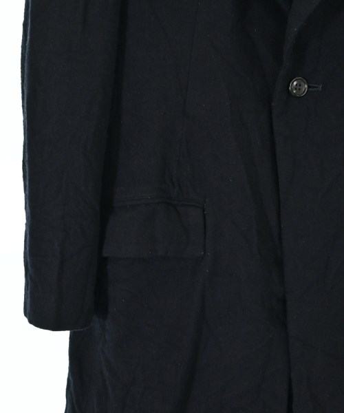 Yohji Yamamoto +NOIR（ヨウジヤマモトプリュスノアール）チェスターコート 紺 サイズ:1(XS位) レディース/2200651723039
