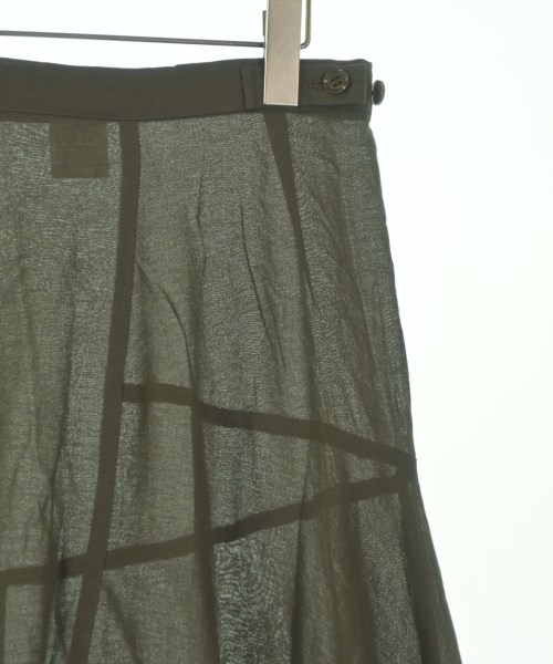 Yohji Yamamoto +NOIR（ヨウジヤマモトプリュスノアール）ロング・マキシ丈スカート カーキ サイズ:1(XS位) レディース/2200653075235