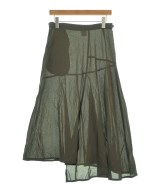 Yohji Yamamoto +NOIR（ヨウジヤマモトプリュスノアール）ロング・マキシ丈スカート カーキ サイズ:1(XS位) レディース/2200653075235
