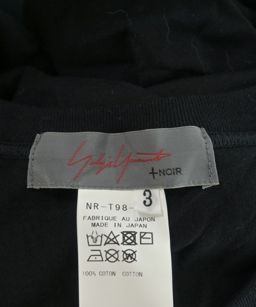 Yohji Yamamoto +NOIR（ヨウジヤマモトプリュスノアール）Tシャツ・カットソー 黒 サイズ:3(M位) レディース/2200702312120