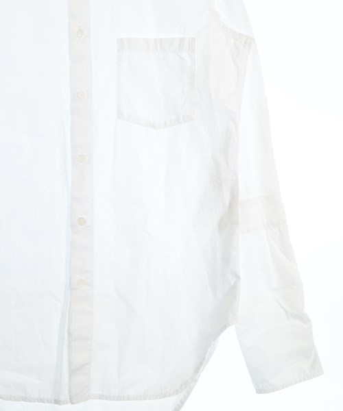 Yohji Yamamoto +NOIR（ヨウジヤマモトプリュスノアール）カジュアルシャツ 白 サイズ:1(XS位) レディース/2200699928069