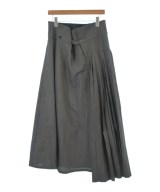 Yohji Yamamoto +NOIR（ヨウジヤマモトプリュスノアール）ひざ丈スカート グレー サイズ:3(M位) レディース/2200707666051