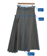 Yohji Yamamoto +NOIR（ヨウジヤマモトプリュスノアール）ひざ丈スカート グレー サイズ:3(M位) レディース/2200707666051