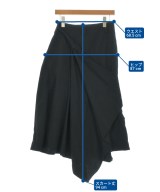 Yohji Yamamoto +NOIR（ヨウジヤマモトプリュスノアール）ロング・マキシ丈スカート 黒 サイズ:1(XS位) レディース/2200661833193