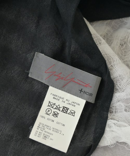 Yohji Yamamoto +NOIR（ヨウジヤマモトプリュスノアール）ストール 黒 サイズ:- レディース/2200663317042