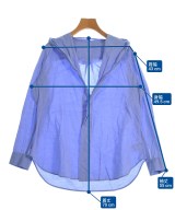 Yohji Yamamoto +NOIR（ヨウジヤマモトプリュスノアール）カジュアルシャツ 青 サイズ:1(XS位) レディース/2200661545041