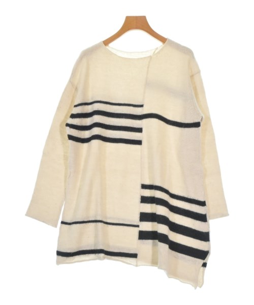 YOHJI YAMAMOTO +NOIR(ヨウジヤマモトプリュスノアール)ニット・セーター 白 サイズ:2(S位)/2200664009038