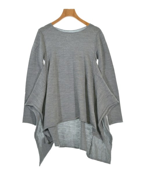 YOHJI YAMAMOTO +NOIR(ヨウジヤマモトプリュスノアール)ニット・セーター グレー サイズ:2(S位)/2200664009090