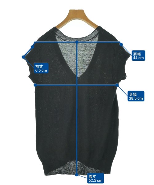 Yohji Yamamoto +NOIR（ヨウジヤマモトプリュスノアール）ニット・セーター 黒 サイズ:3(M位) レディース/2200667741034