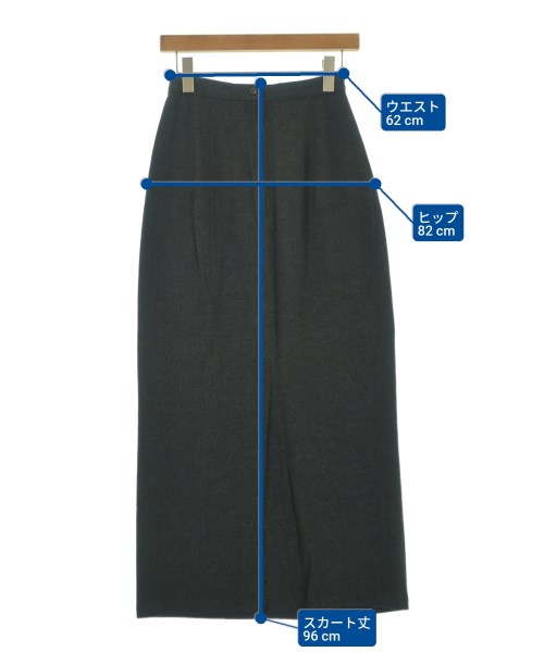 Yohji Yamamoto +NOIR（ヨウジヤマモトプリュスノアール）ロング・マキシ丈スカート グレー サイズ:3(M位) レディース/2200671267018