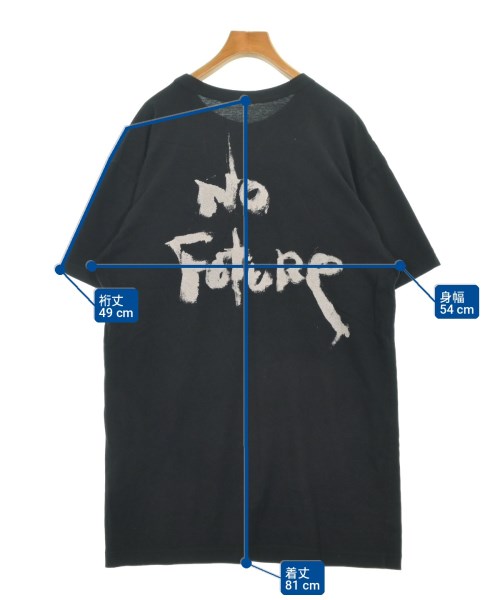 Yohji Yamamoto +NOIR（ヨウジヤマモトプリュスノアール）Tシャツ・カットソー 黒 サイズ:2(S位) レディース/2200730230052