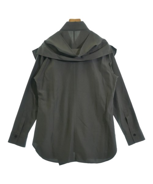 Yohji Yamamoto +NOIR（ヨウジヤマモトプリュスノアール）カジュアルシャツ グレー サイズ:1(XS位) レディース/2200737122022