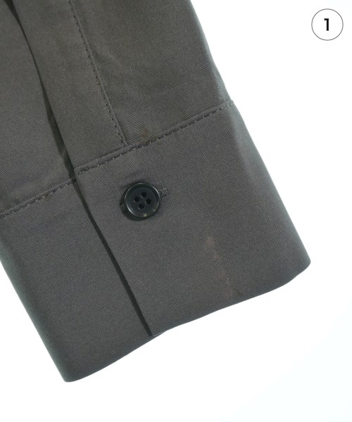 Yohji Yamamoto +NOIR（ヨウジヤマモトプリュスノアール）カジュアルシャツ グレー サイズ:1(XS位) レディース/2200737122022