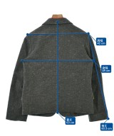 Yohji Yamamoto +NOIR（ヨウジヤマモトプリュスノアール）ジャケット グレー サイズ:3(M位) レディース/2200720647266