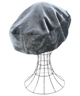 Yohji Yamamoto +NOIR（ヨウジヤマモトプリュスノアール）ハンチング・ベレー帽 グレー サイズ:- レディース/2200726790133