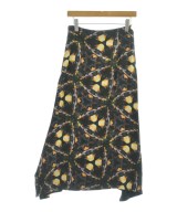 Yohji Yamamoto +NOIR（ヨウジヤマモトプリュスノアール）ロング・マキシ丈スカート 黒 サイズ:1(XS位) レディース/2200729110143
