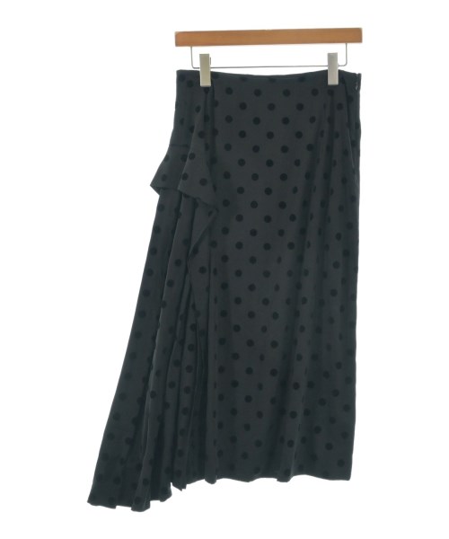 Yohji Yamamoto +NOIR（ヨウジヤマモトプリュスノアール）ロング・マキシ丈スカート 黒 サイズ:1(XS位) レディース/2200729110150