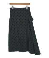 Yohji Yamamoto +NOIR（ヨウジヤマモトプリュスノアール）ロング・マキシ丈スカート 黒 サイズ:1(XS位) レディース/2200729110150