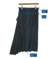 Yohji Yamamoto +NOIR（ヨウジヤマモトプリュスノアール）ロング・マキシ丈スカート 黒 サイズ:1(XS位) レディース/2200729110150