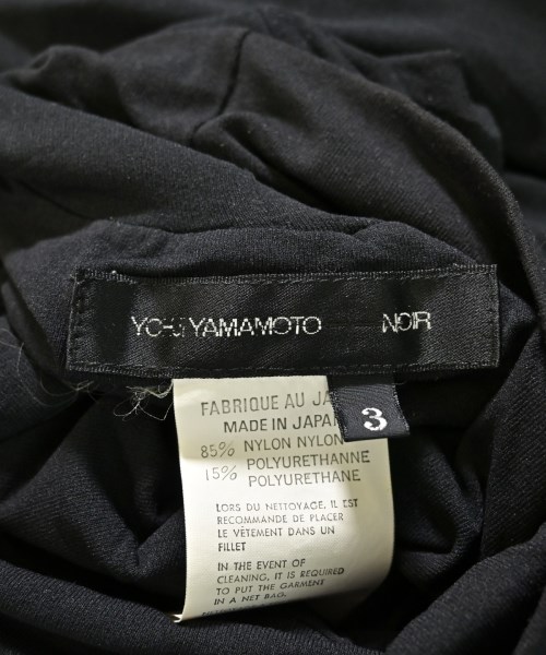 Yohji Yamamoto +NOIR（ヨウジヤマモトプリュスノアール）Tシャツ・カットソー 黒 サイズ:3(M位) レディース/2200679738015