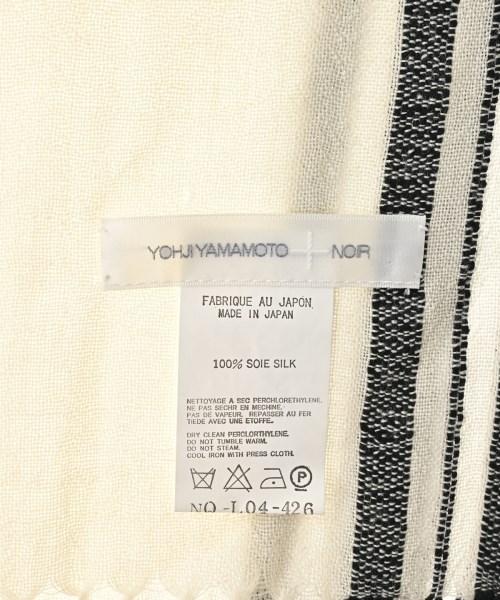 Yohji Yamamoto +NOIR（ヨウジヤマモトプリュスノアール）ストール 白 サイズ:- レディース/2200679823148