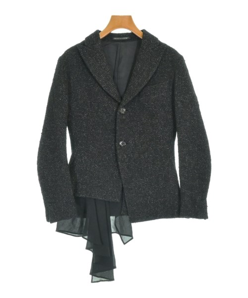 YOHJI YAMAMOTO +NOIR(ヨウジヤマモトプリュスノアール)カジュアルジャケット 黒 サイズ:-(M位)/2200686436133