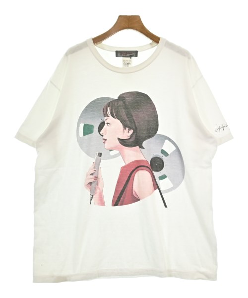 YOHJI YAMAMOTO +NOIR(ヨウジヤマモトプリュスノアール)Tシャツ・カットソー 白 サイズ:3(M位)/2200685672037