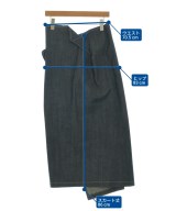 Yohji Yamamoto +NOIR（ヨウジヤマモトプリュスノアール）ロング・マキシ丈スカート 紺 サイズ:2(S位) レディース/2200681315037