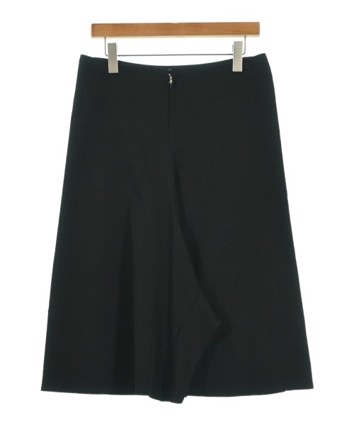 YOHJI YAMAMOTO +NOIR(ヨウジヤマモトプリュスノアール)ひざ丈スカート 黒 サイズ:1(XS位)/2200689133022