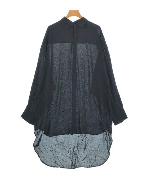 YOHJI YAMAMOTO +NOIR(ヨウジヤマモトプリュスノアール)ブラウス 黒 サイズ:1(XS位)/2200691663067