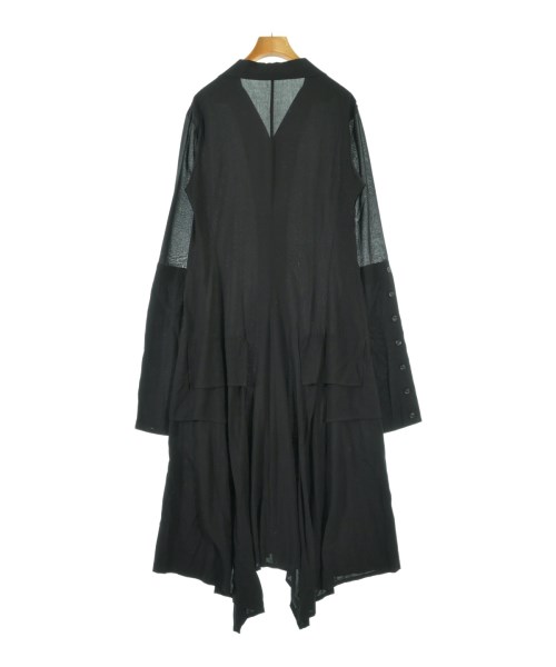 Yohji Yamamoto +NOIR（ヨウジヤマモトプリュスノアール）シャツワンピース 黒 サイズ:1(XS位) レディース/2200685686058