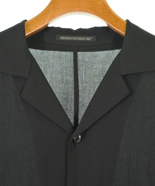 Yohji Yamamoto +NOIR（ヨウジヤマモトプリュスノアール）シャツワンピース 黒 サイズ:1(XS位) レディース/2200685686058
