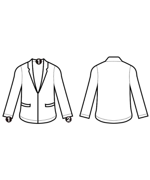 Jean Paul GAULTIER HOMME（ジャンポールゴルチェオム）ジャケット 黒 サイズ:46(M位) メンズ/2200625841066