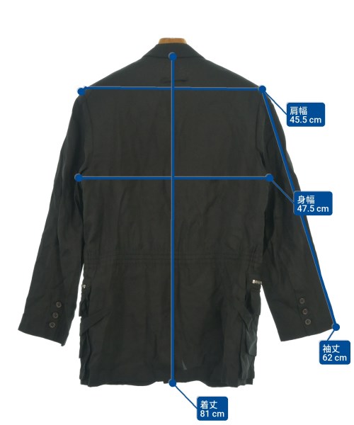 Jean Paul GAULTIER HOMME（ジャンポールゴルチェオム）カジュアルジャケット 黒 サイズ:48(L位) メンズ/2200632853045