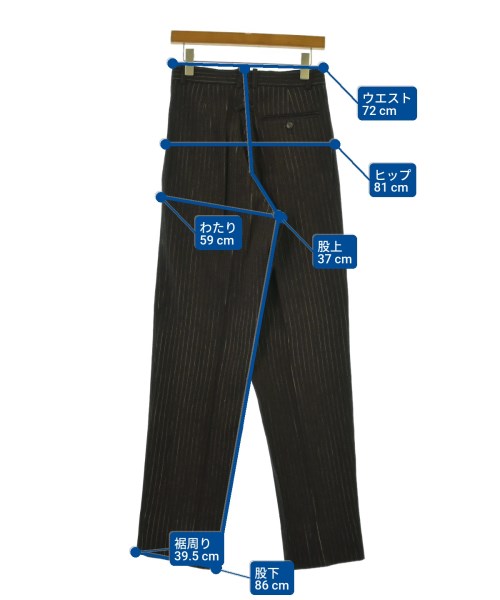 Jean Paul GAULTIER HOMME（ジャンポールゴルチェオム）スラックス 茶 サイズ:48(L位) メンズ/2200653357188