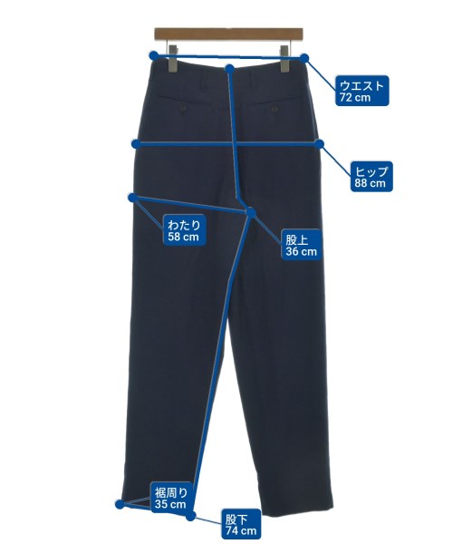 Jean Paul GAULTIER HOMME（ジャンポールゴルチェオム）スラックス 紺 サイズ:48(L位) メンズ/2200653758084