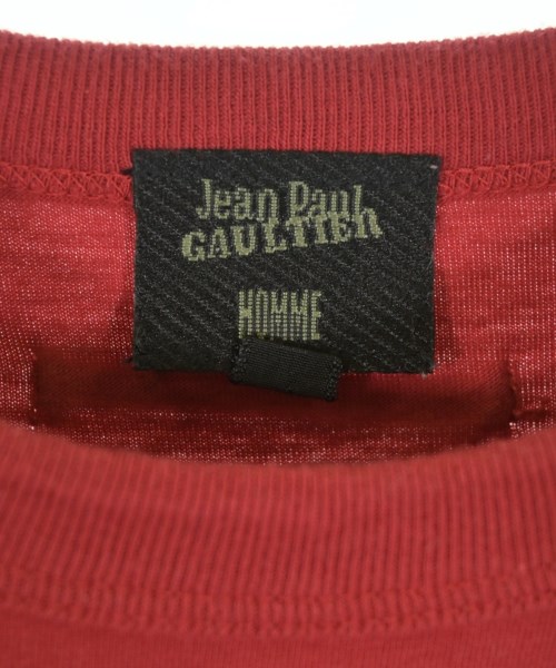 Jean Paul GAULTIER HOMME（ジャンポールゴルチェオム）Tシャツ・カットソー 赤 サイズ:48(L位) メンズ/2200735791046