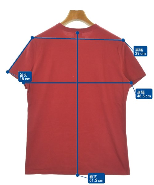 Jean Paul GAULTIER HOMME（ジャンポールゴルチェオム）Tシャツ・カットソー 赤 サイズ:48(L位) メンズ/2200735791046