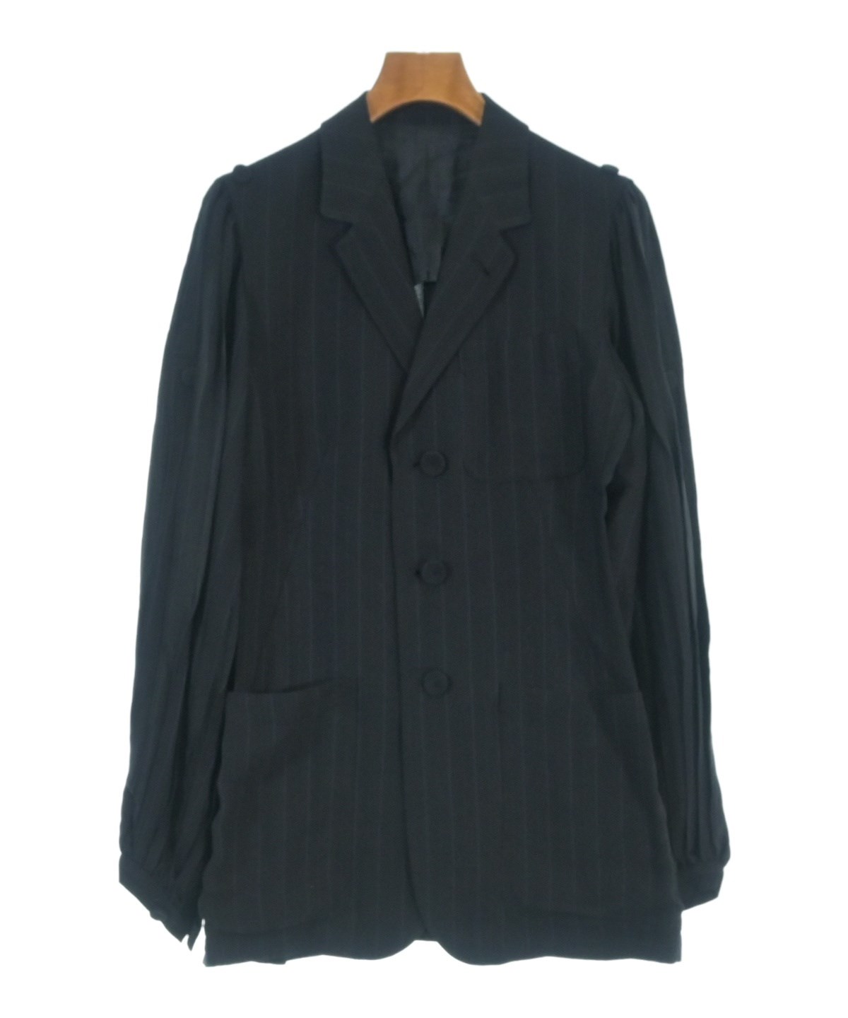 Jean Paul Gaultier FEMME ベルベット ジャケット 黒 ジャンポールゴルチエ ファムJean Paul GAULTIER FEMME ウールピークド