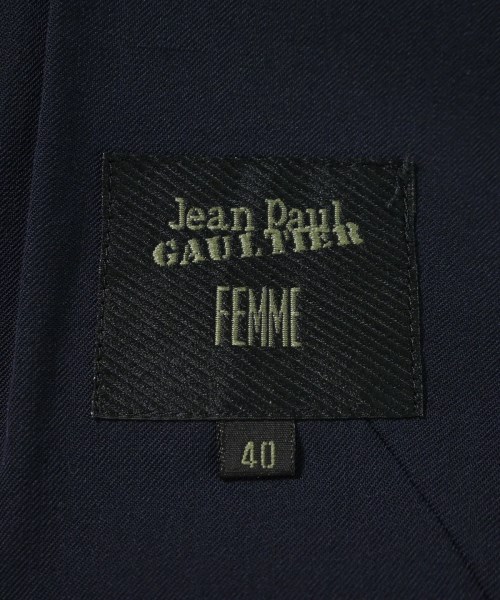 Jean Paul GAULTIER FEMME（ジャンポールゴルチエフェム）カジュアルジャケット 紺 サイズ:40(M位) レディース/2200701705077