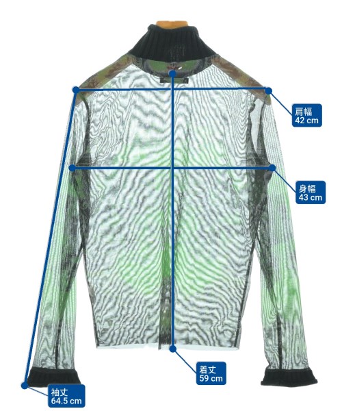 Jean Paul GAULTIER CLASSIQUE（ゴルチエクラシック）カジュアルシャツ 緑 サイズ:48(XXL位) レディース/2200640726041