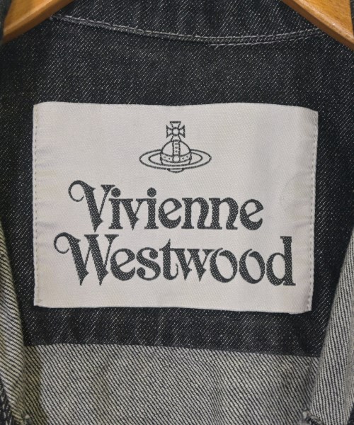 Vivienne Westwood（ヴィヴィアンウエスドウッド）デニムジャケット 黒 サイズ:S レディース/2200636829046